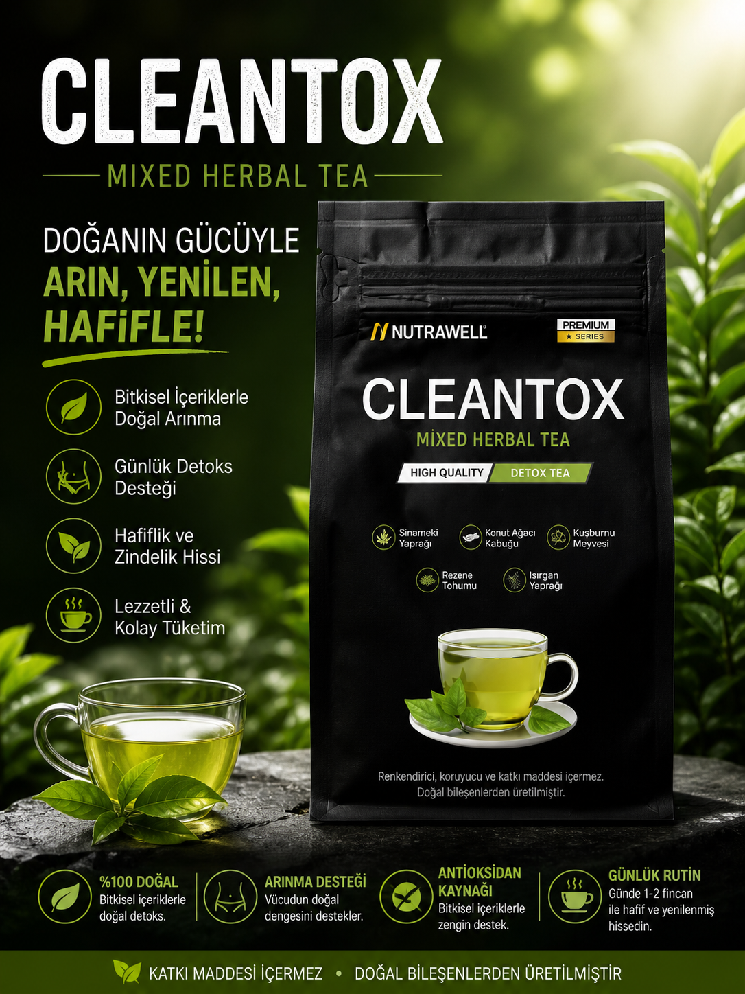 CLEANTOX Detoks Çayı 2 Paket