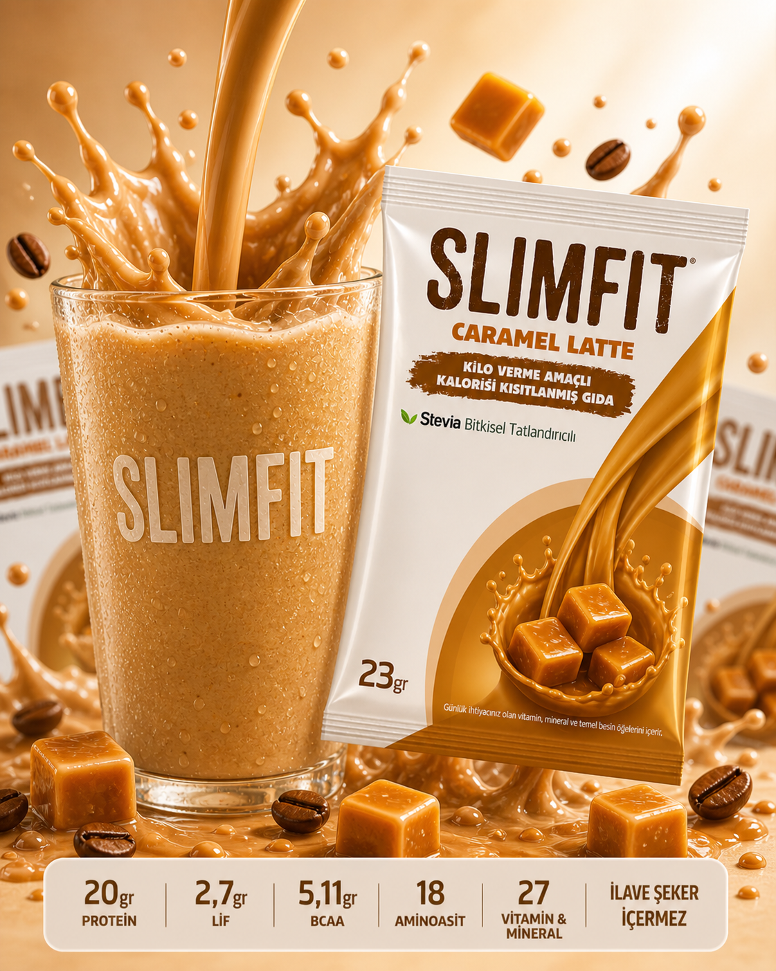 SLIMFIT Karamel Latte 10lu