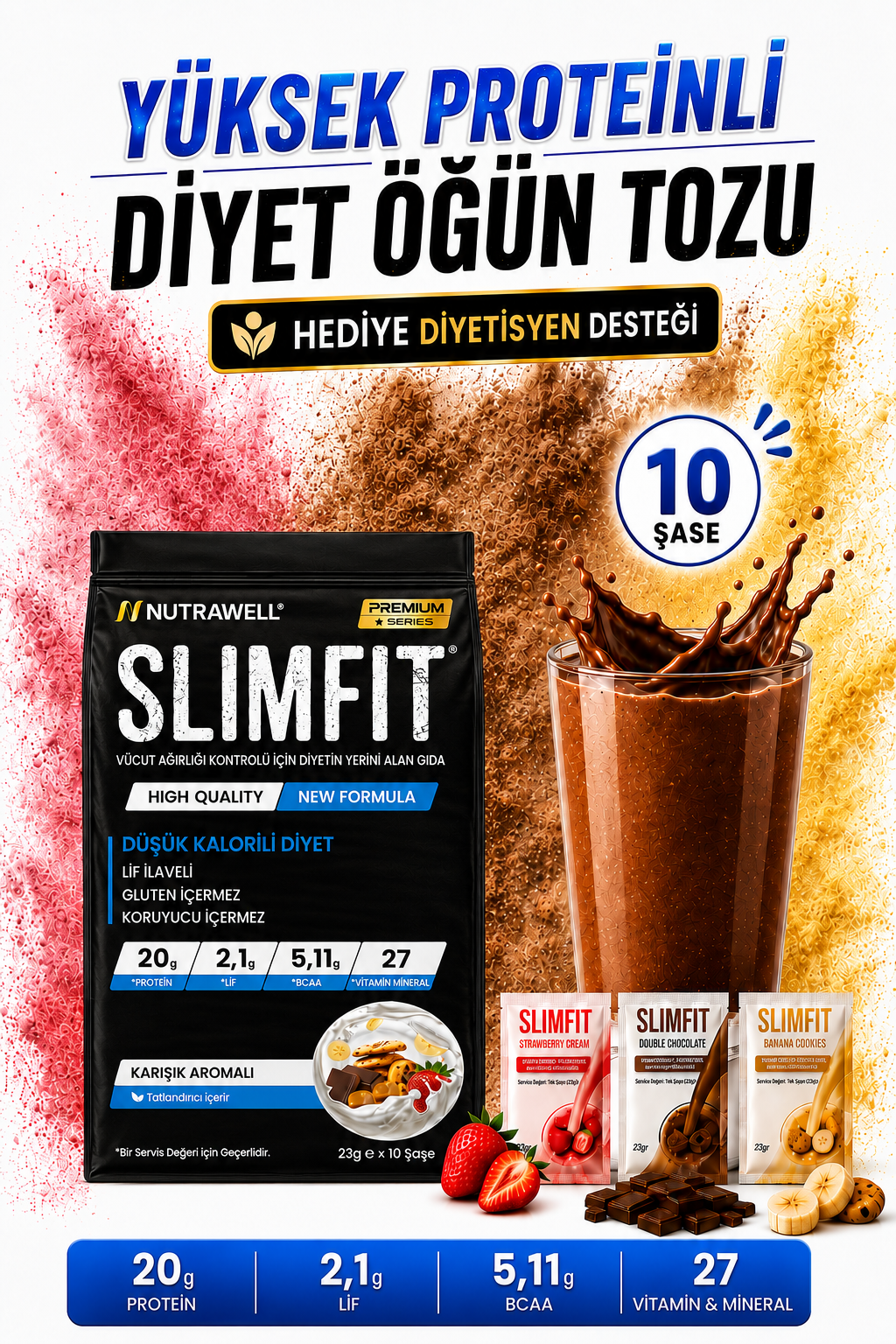 SLIMFIT Mix 10lu